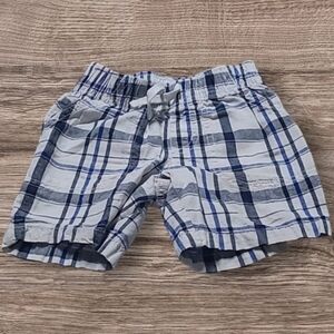 LITTLE BOY'S JUMPING BEANS PLAID SHORTS